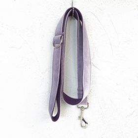 MUTTCO drawstring traction belt set (Option: Light purple Leash-S)