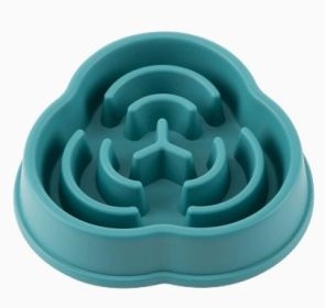 Pet Slow Feeding Bowl Dog Bowl Anti-choke Anti-skid (Option: Conventional-01 Style Green)